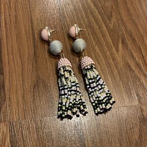 Baublebar multicolor beaded earrings NWOT